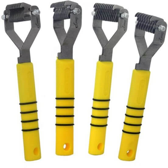 Smart Grooming Gamme de poignées jaunes Smart Tails