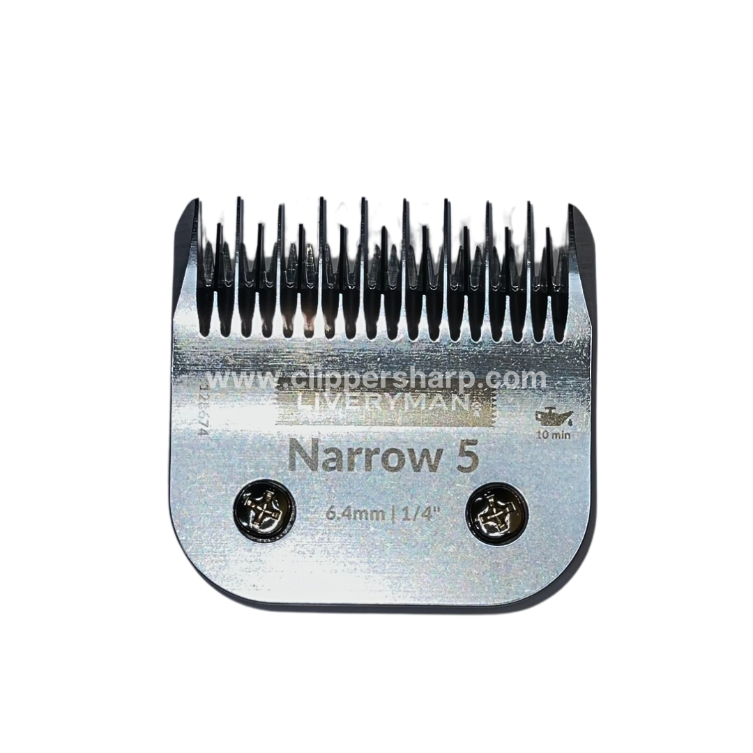 Liveryman Harmony No 5 Lame de tondeuse à dents sautées 6,4 mm (A5)