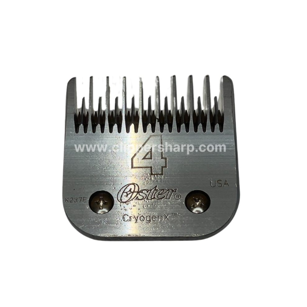 Lame de tondeuse de toilettage pour chien Oster No 4 Skip Tooth, 9,5 mm