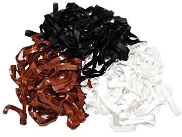 500 Pcs FREE DELIVERY Horse Plaiting Bands Silicone Rubber Plaiting Bands