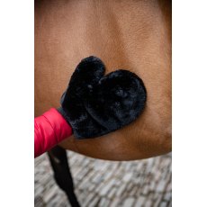 Soft Faux Lambswool Grooming Mitt