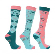 Hy5 Fashion Socks (Pack of 3)