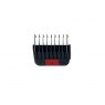 Wahl #1 Individual Snap-On Comb – 1/8”, Red